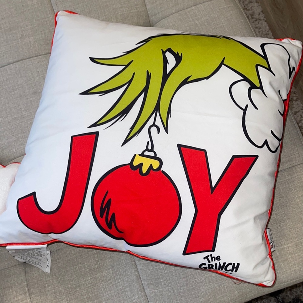 Grinch pillow
